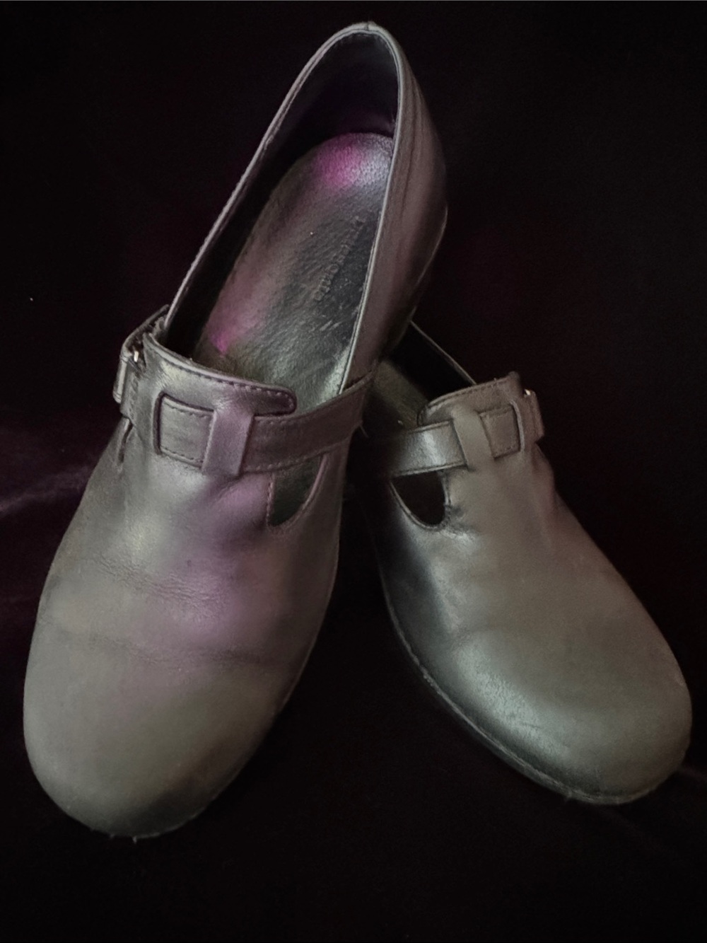patagonia Leather Clog/Wedge Heels